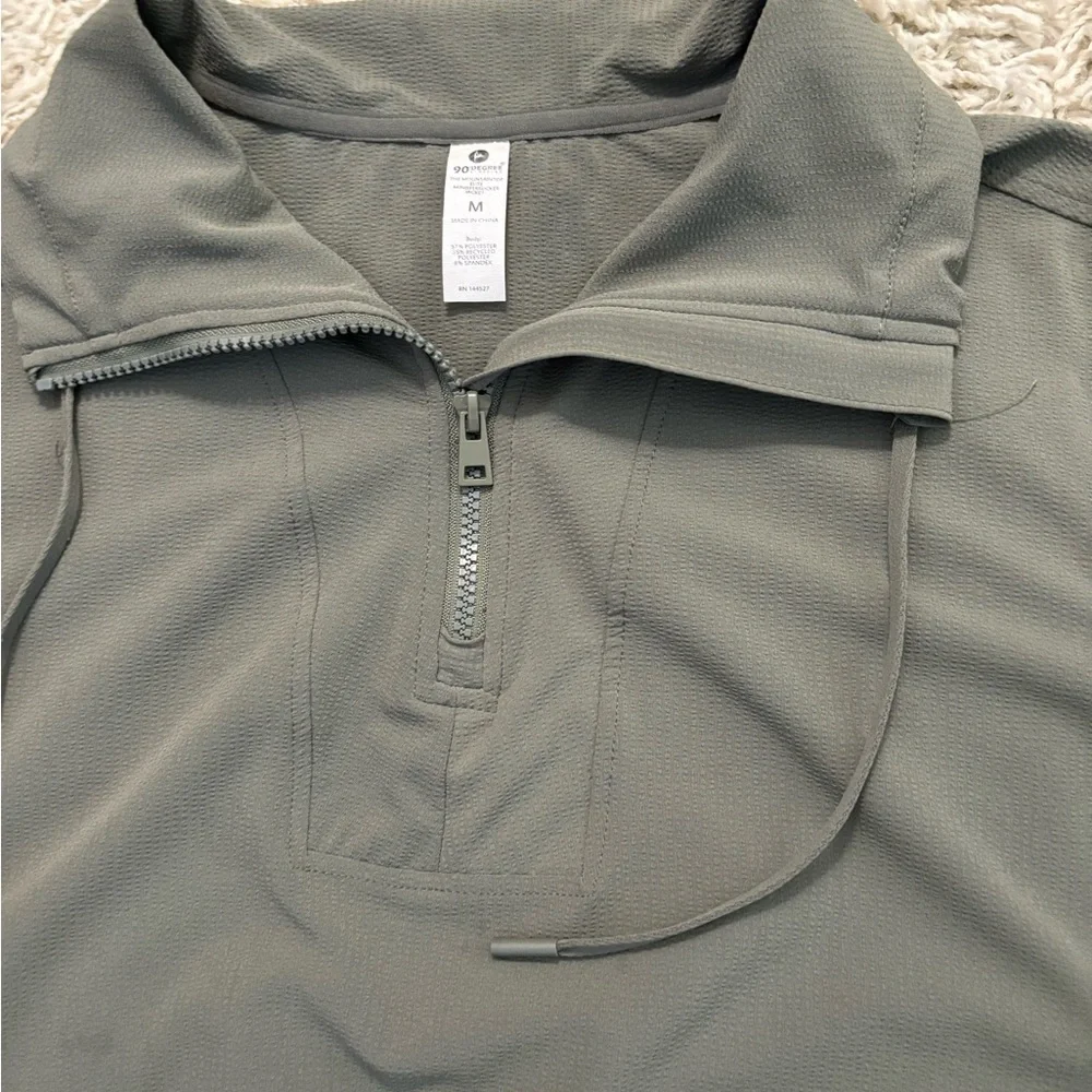 90 Degree By Reflex Olive Green Jacket Size M - Picture 10 of 16